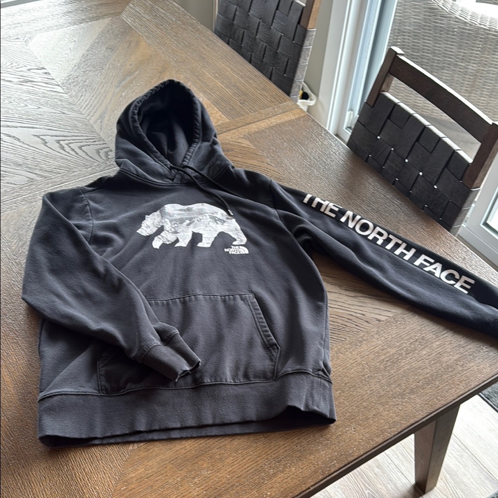 The North Face Black Hoodie Large